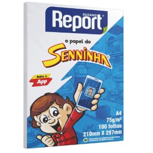 PAPEL SULFITE 75GR A4 BRANCO C/ 100